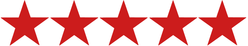 red 5 stars